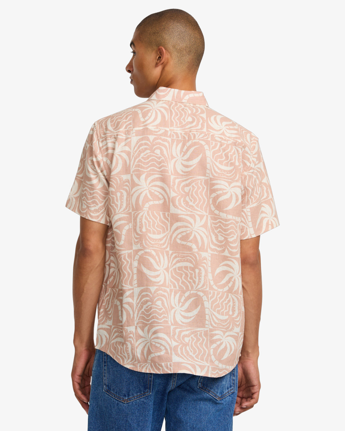 RVCA Camisa de manga curta Exotica