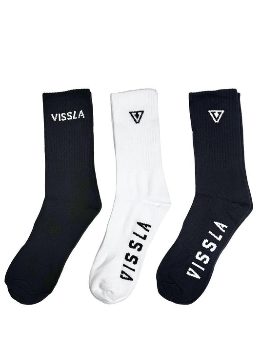 VISSLA - Sock 3 Pack