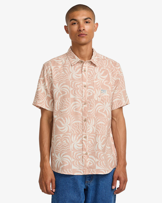 RVCA Camisa de manga curta Exotica
