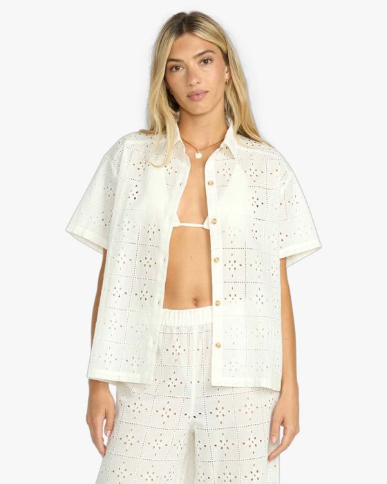 BILLABONG WOMEN - Camisa Eyelet