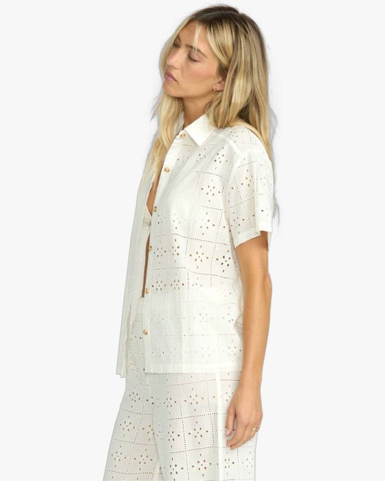 BILLABONG WOMEN - Camisa Eyelet